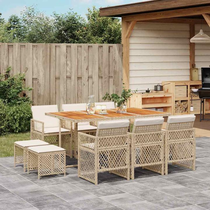 Produktbild vidaXL Garten Essgruppe (165 x 106 x 73 cm)