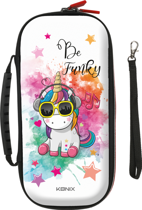 Konix Mythics Pro Carry Case Unicorn be funky (Switch, Switch Lite, Switch OLED)