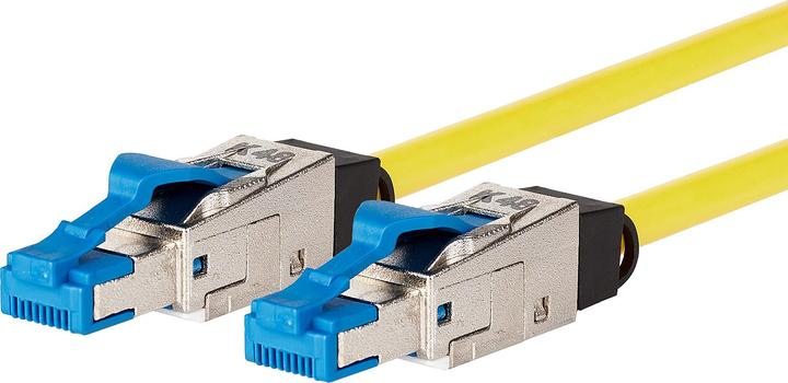 Metz Connect patch cable 40G AWG 26 0.5 m yellow (S/FTP, CAT8.1, 0.50 m)