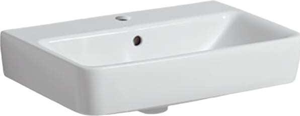 Produktbild Geberit Waschtisch Renova Compact 55 cm wei mit KeraTect Glasur 226155600 (370 mm, 550 mm)
