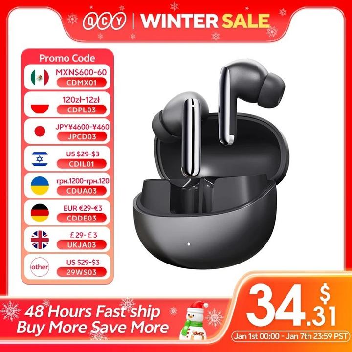 Produktbild QCY MeloBuds Pro HT08 (ANC, 34 h, Kabellos)