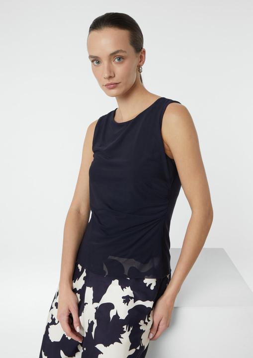 Produktbild Comma T-Shirt Mesh-Top mit seitlicher Raffung (32)