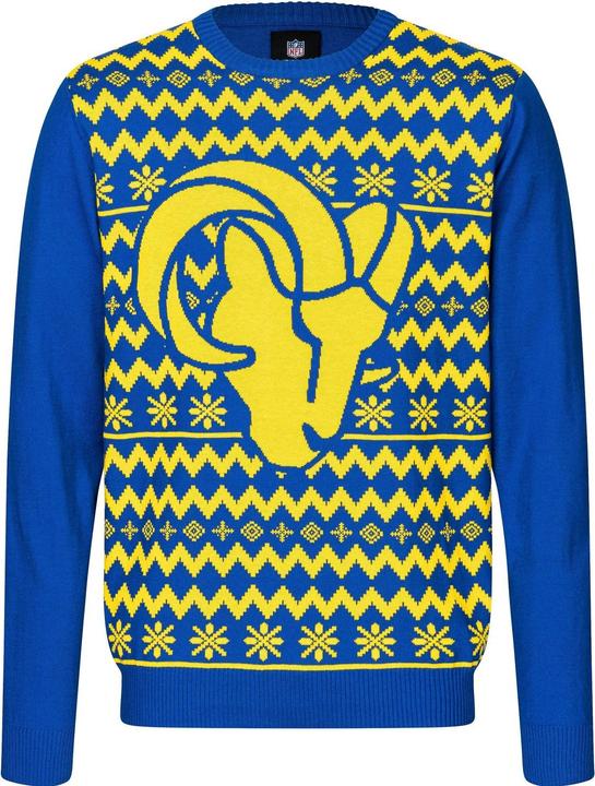 Produktbild Foco NFL Winter Sweater XMAS Strick Pullover Los Angeles Rams XXL (XXL)