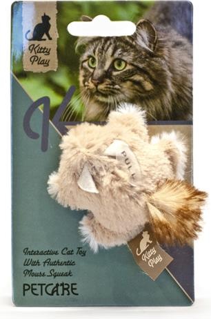 Actual product image Kitty Play squeaking squirrel