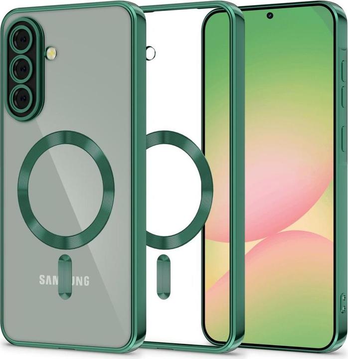 Immagine prodotto Tech-Protect MagFlex MagSafe Case for Samsung Galaxy A56 5G - Clear Green (Samsung Galaxy A56 5G)