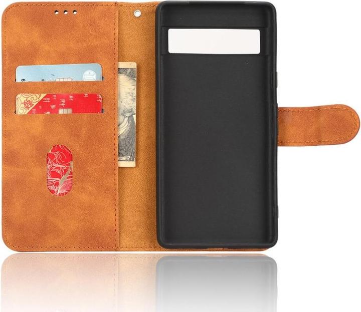 Actual product image Cover-Discount Google Pixel 7a - Leather Case Cover brown (Google Pixel 7a)