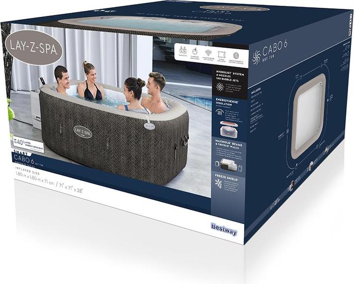 Produktbild Bestway Lay-Z-Spa Cabo MaxHold EnergySense Smart (6 Pers.)