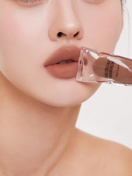 Actual product image Muzigae Mansion Objet Lip Stain Unique Paint Tube Design Velvet Matte Tint Long-Lasting