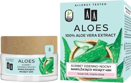 Oceanic Aa - Aloe 100% Aloe Vera Extract Hydro Sorbet Sorbet Day-Night Moisturizing And Soothing 48H 50Ml (50 ml)