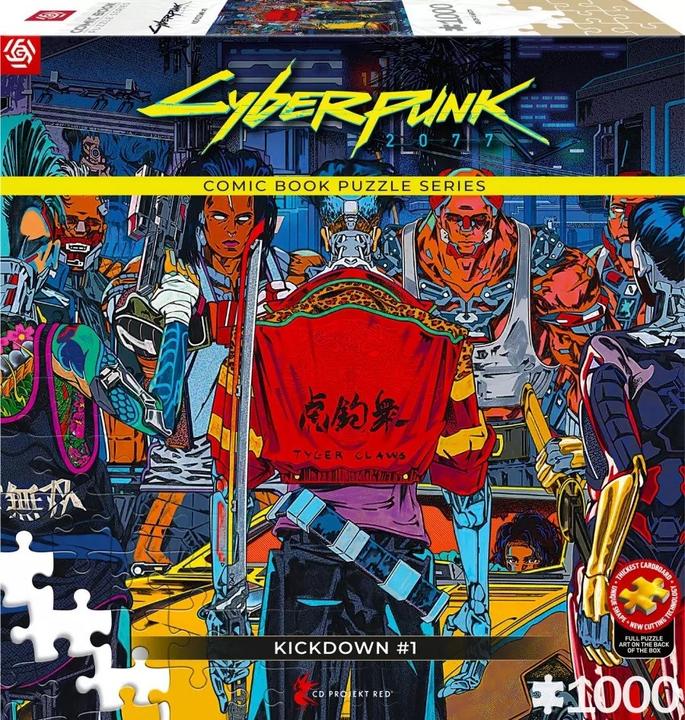 Actual product image Cenega Good Loot Comic Book Puzzle: Cyberpunk 2077 Kickdown 1000 elementów (1000 pieces)