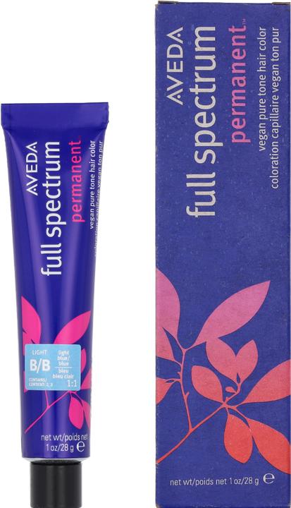 Actual product image Aveda Permanent Hair Colour Light B/B Pure Tone Creme 1oz 28g (Light blue)