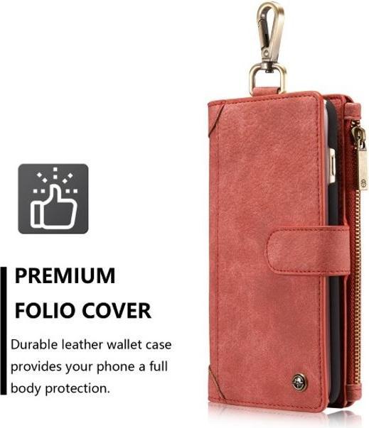 Actual product image Caseme Slim leather case with wallet (Apple iPhone 6s Plus, Apple iPhone 6 Plus)