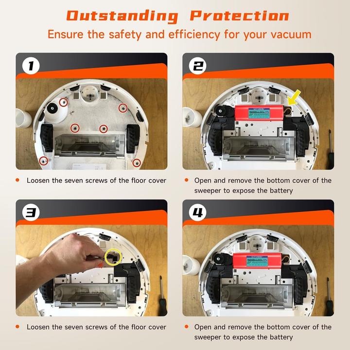 Image du produit Cityork Saugroboter Ersatzakku