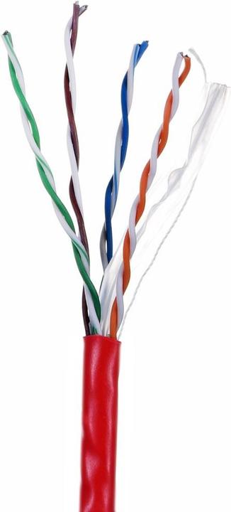 Produktbild Lanberg LAN-KABEL UTP 1GB/S 305M CCA ROTER DRAHT (U/UTP, CAT6, 305 m)
