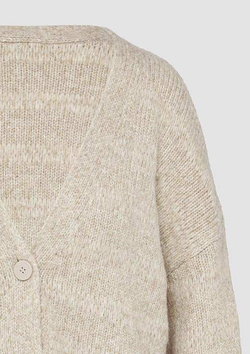 Actual product image S.Oliver Strickjacke Weiche Strickjacke mit dezenter Struktur (XS)