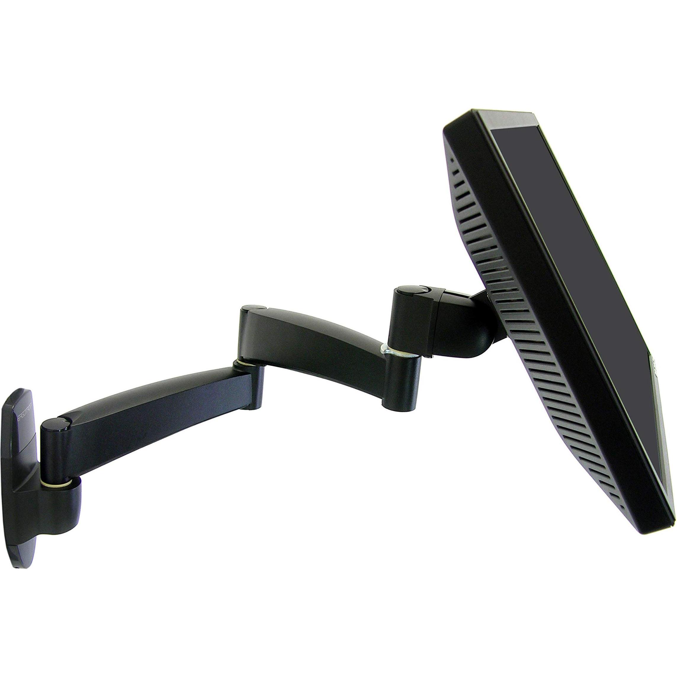 Ergotron 200 Series Wall Mount Arm (Wand, 27"), Monitor Halterung, Schwarz