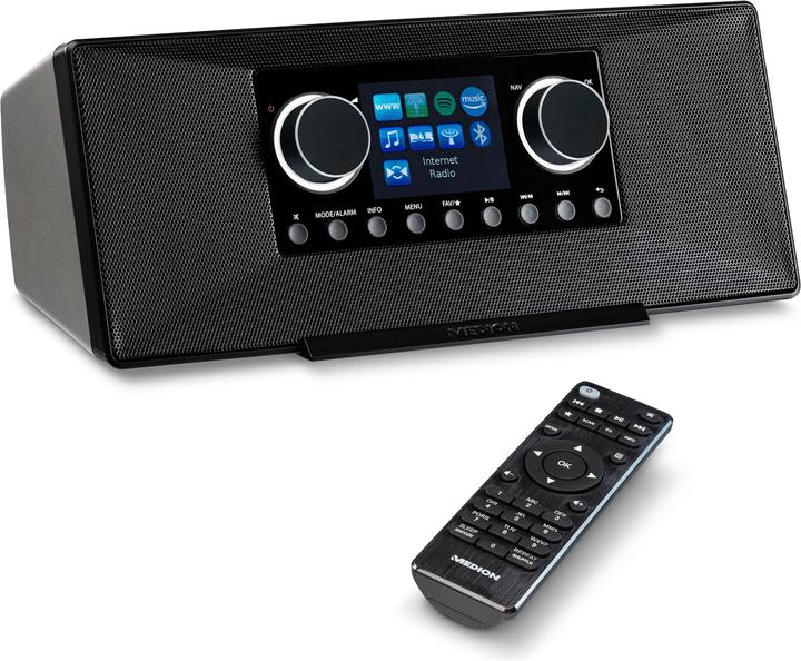 Image du produit Medion P85333 - DAB+ internetradio - Wifi - FM-ontvangst - Zwart (DAB+ DAB, AM, FM, MF, WiFi)