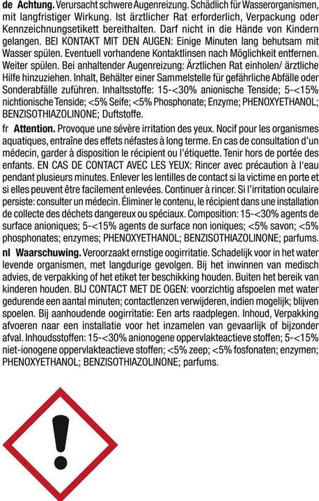 Produktbild Miele UltraPhase 1 (37 Waschgänge, Flüssigwaschmittel)