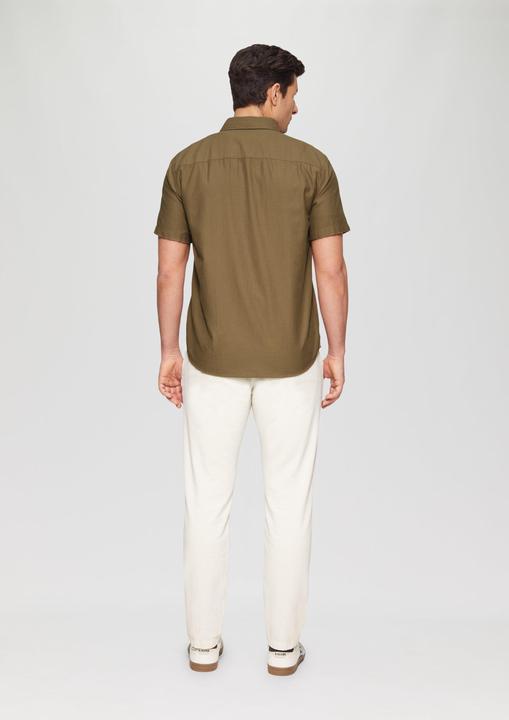 Produktbild S.Oliver Hemd Regular Fit: Kurzarm-Hemd aus Lyocellmix mit Button-Down-Kragen (S)