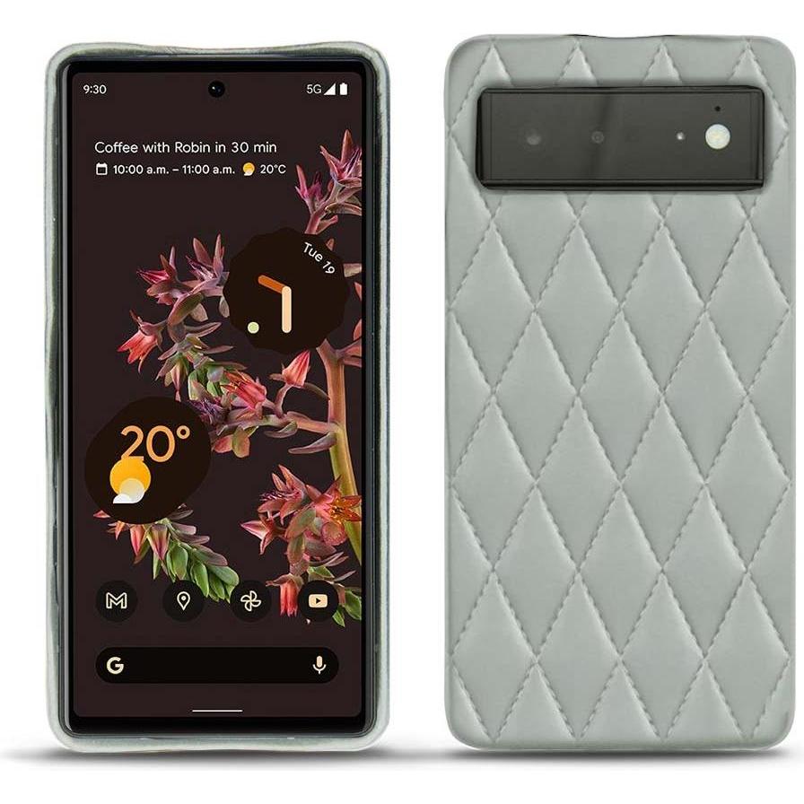 Noreve Lederschutzhülle (Google Pixel 6), Smartphone Hülle, Grau