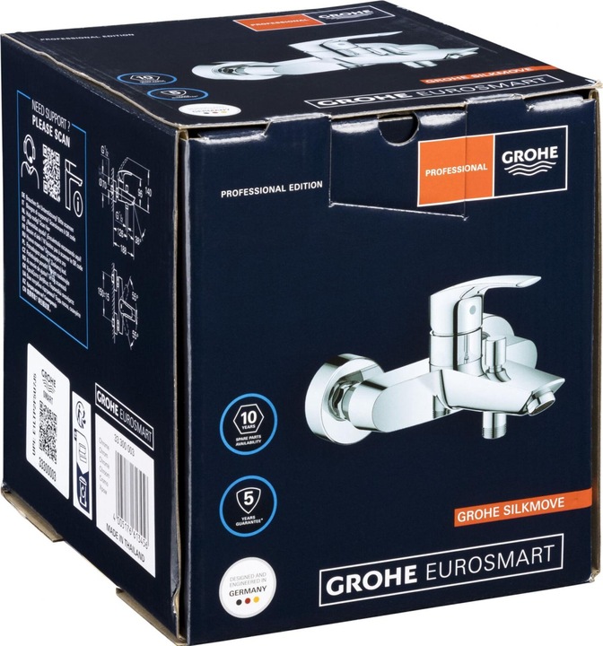 Immagine prodotto Grohe Miscelatore monocomando per vasca EUROSMART 1/2" chr