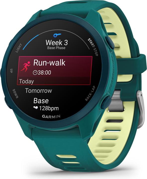 Produktbild Garmin Forerunner 170 Music GPS Running Watch, blue-green