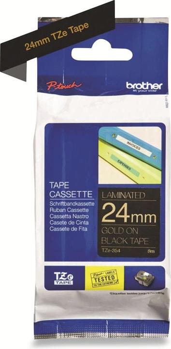 Produktbild Brother Tze-354 (2.40 cm, Gold)