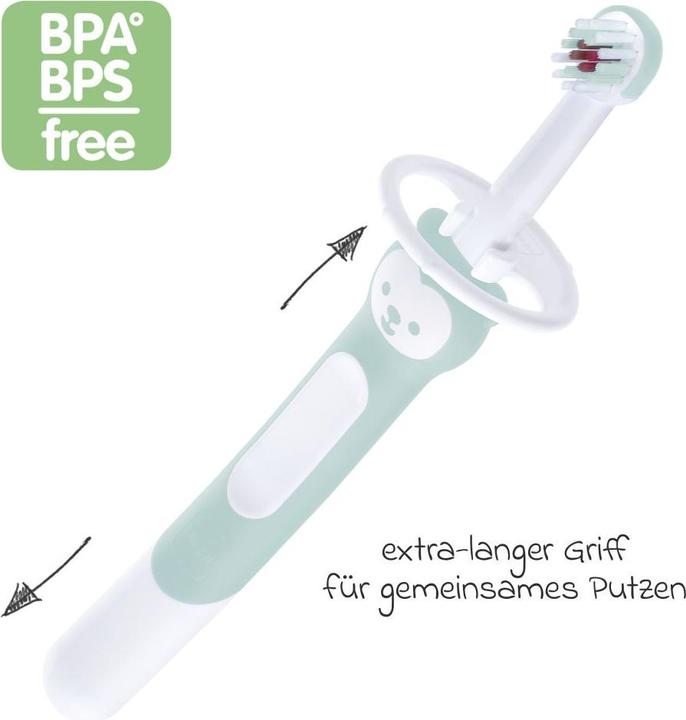 Actual product image MAM Zahnpflege Lern-Zahnbürste Training Brush - Mint (Soft, 1 x)