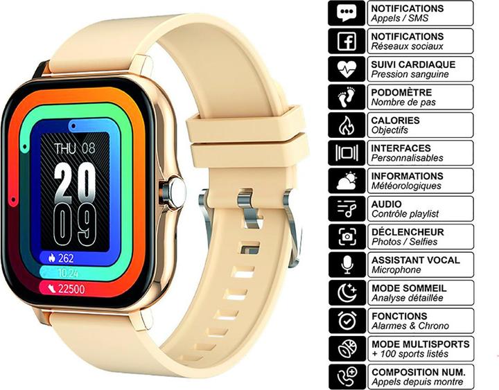 Actual product image Avizar AVJ-FE656 Smartwatch (40 mm)