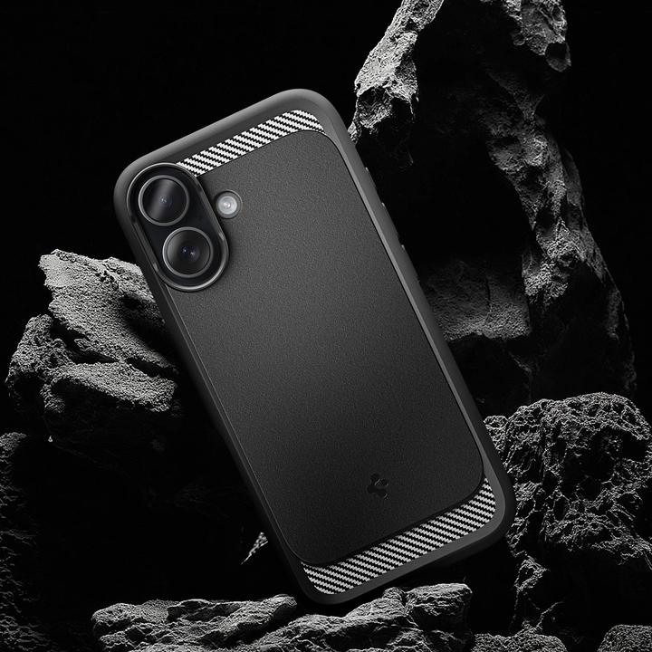 Productafbeelding Spigen - Rugged Armor MagSafe - iPhone 17 - Matte Black (Apple iPhone 17)