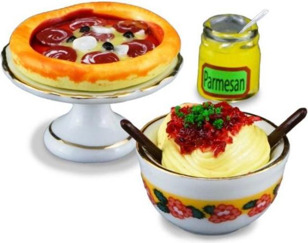 Produktbild Reutter 001.445/5 - Italienisches Essen, Miniatur