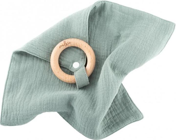 Actual product image Milkii Bite ring with Nuschi, Sage