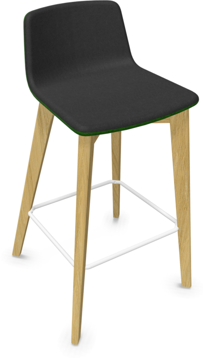 Black, green melange, White, Ash natural light grey stained