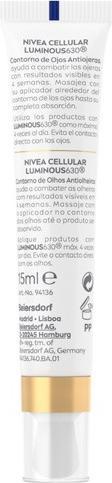 Produktbild NIVEA LUMINOUS 630º ANTIMANCHAS contorno de ojos 15ml (Augenpflege Crème, 15 ml, Tag)