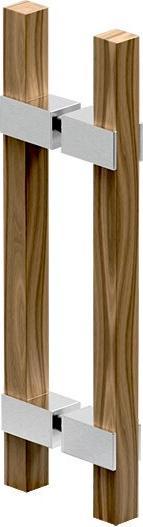 Pauli+Sohn Poignée en bois pour portes de sauna