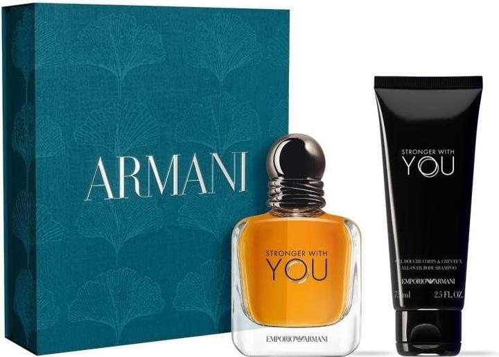 Giorgio Armani Stronger With You Eau De Toilette 50ml Coffret + Gel Douche 75ml
