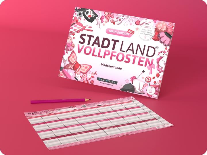 Image du produit Denkriesen Ville Pays Poteaux - A4 Block Girls Edition (f) (Allemand, 2 - 8 Joueur)