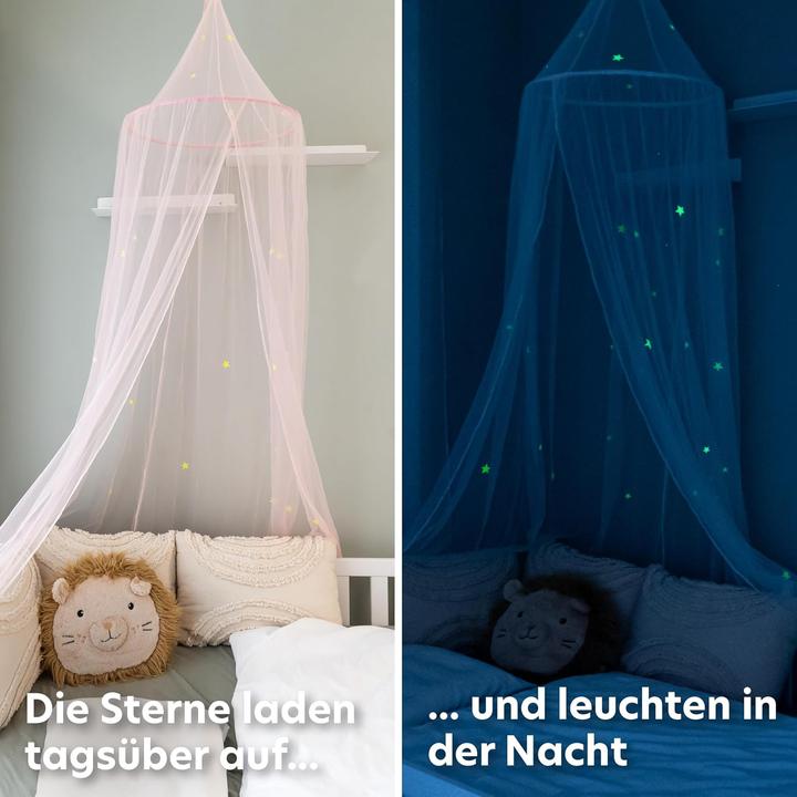 Image du produit Lilimaus Betthimmel mit Leuchtsternen