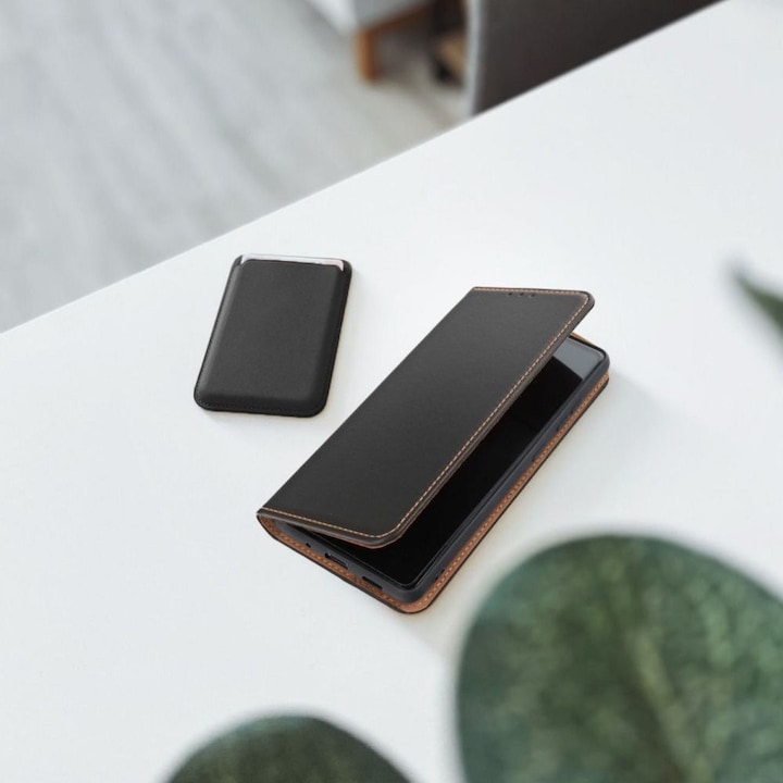 Produktbild NoName Book case OEM SMART PRO Book leather case for SAMSUNG A12 / M12 black (Samsung Galaxy M12, Oppo A12)