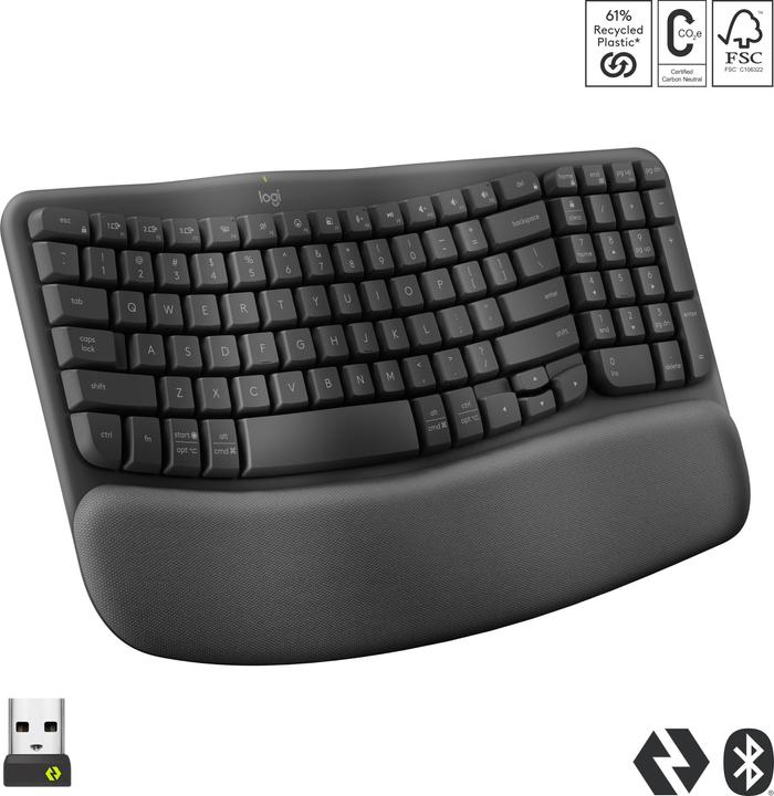 Actual product image Logitech Wave Keys for Business (CH, Wireless)