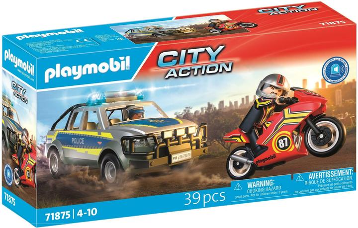 Playmobil 71875 Verfolgungsjagd mit Polizei Pick-Up (71875, Playmobil Action Heroes)