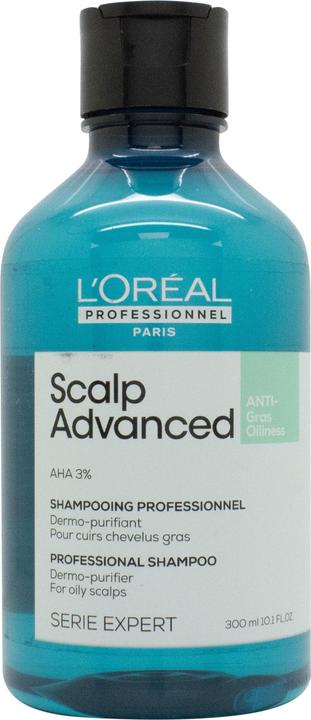 Immagine prodotto L'Oréal Paris L'Oréal Professionnel - Shampoo detergente per cuoio capelluto grasso Scalp Advanced (Anti Oiliness (300 ml, Shampoo liquido)