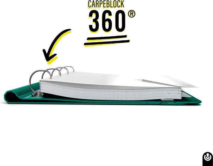 Produktbild Carchivo Ringbuch mit Inhalt Carpeblock 360 (A4, 40 mm)