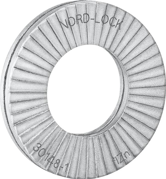 Image du produit Nord-Lock Rondelles d'arrêt à clavette NL 8sp revêtues de zinc lamellaire, selon DIN25201 (M8)