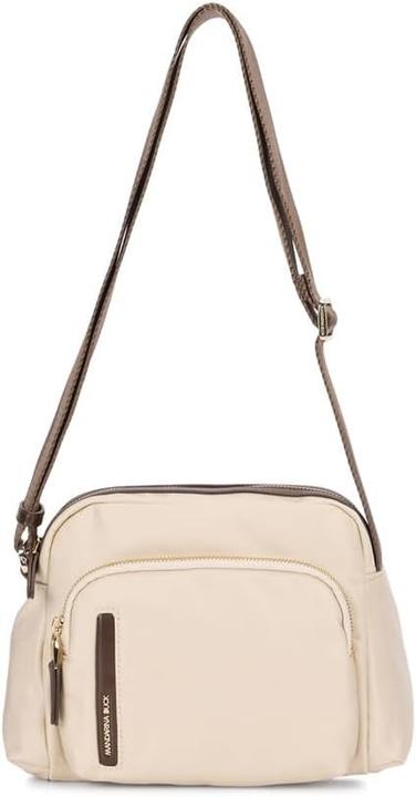Actual product image Mandarina Duck Midsize Crossover with Adjustable Contrast Strap and Multiple Pockets