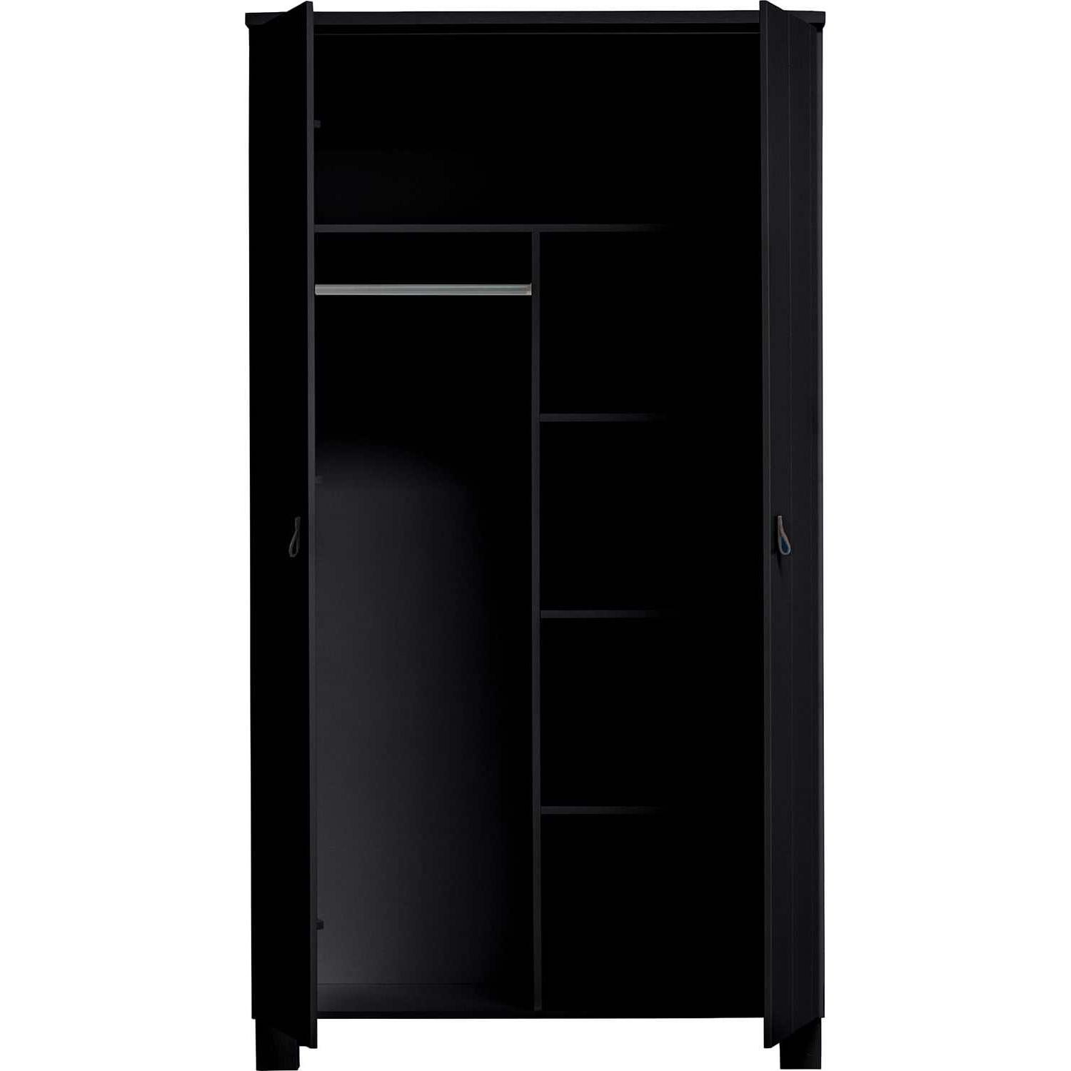 Thumbnail - Woood, Kleiderschrank, Ties (202 x 111 x 55 cm)