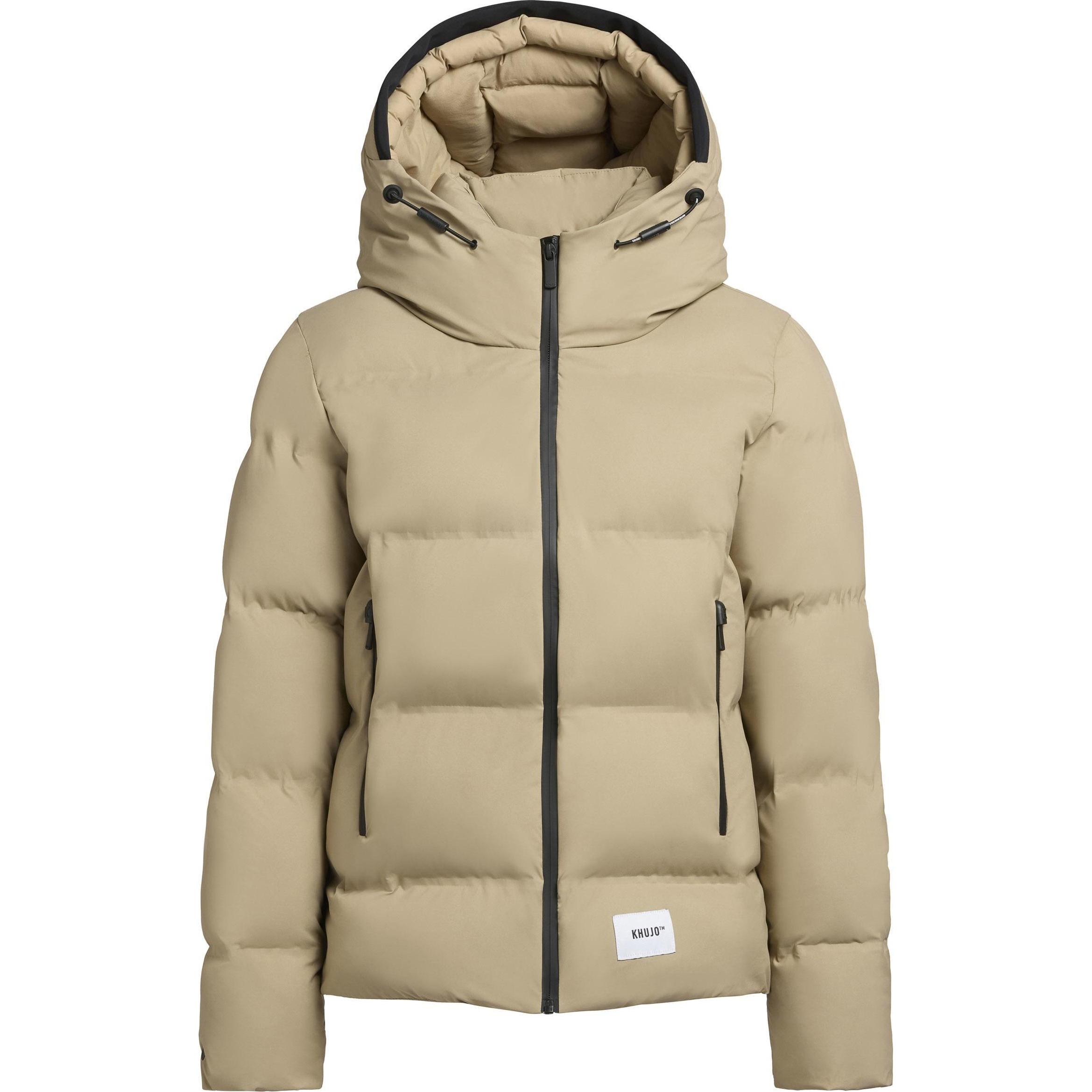 Khujo, Damen, Jacke, Liev-YM (XL), Beige, XL