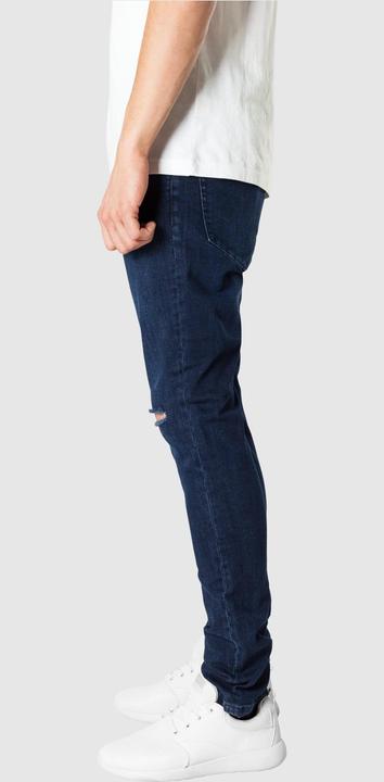 Actual product image Urban Classics Slim Fit Knee Cut Denim Pants (34)