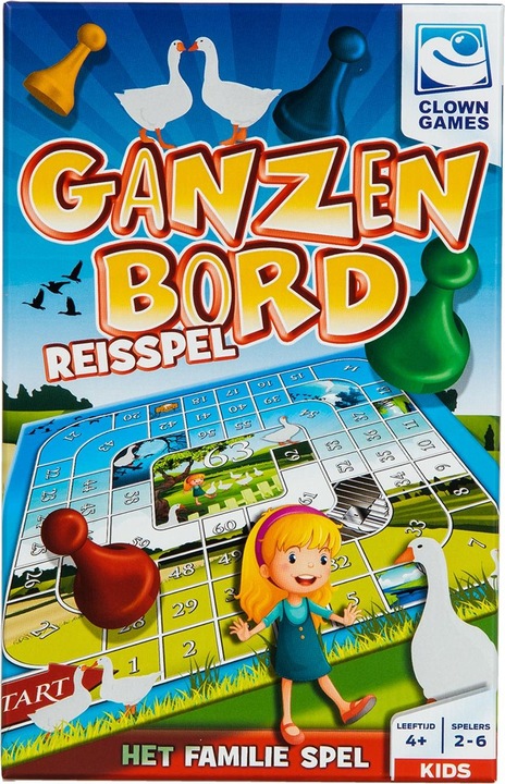 Actual product image Clown games Clown game of goose (Dutch)