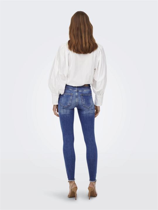 Actual product image Only ONLBlush Mid Ankle Destroyed Skinny Fit Jeans (XS)